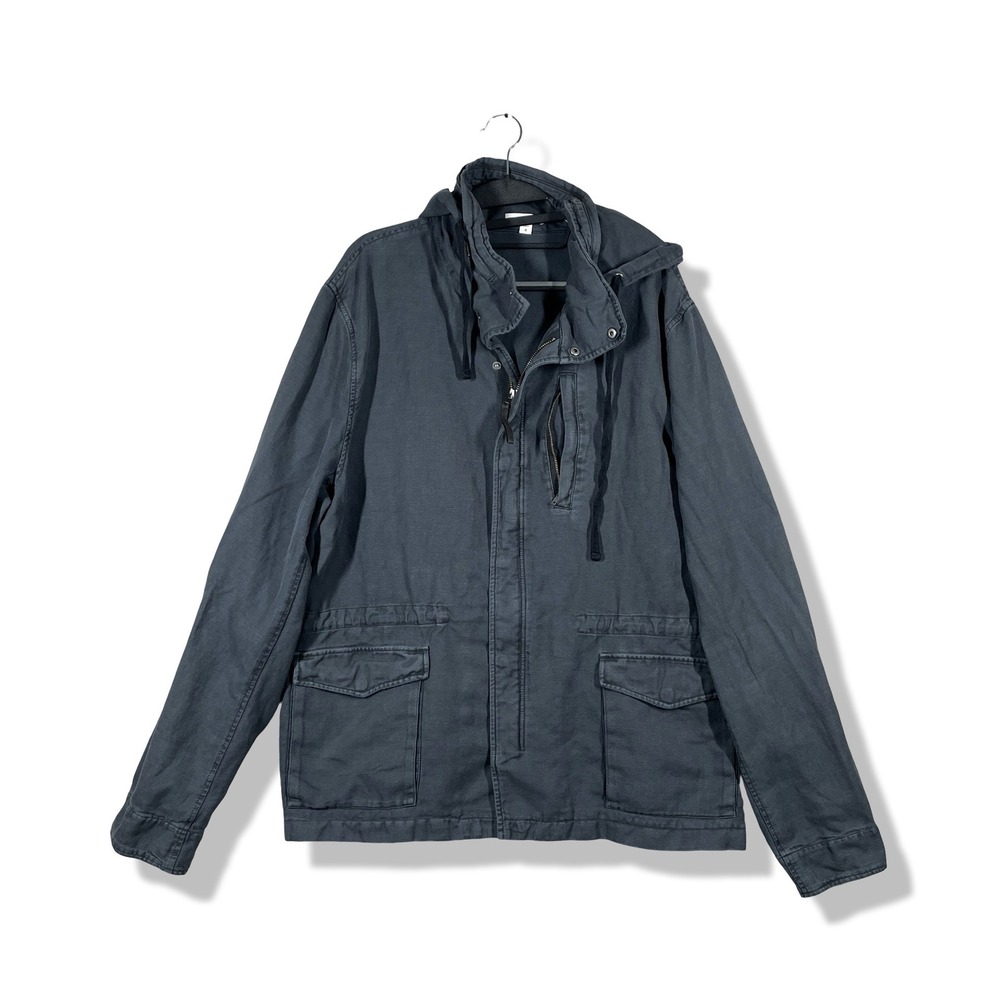 James Perse Field Jacket Mens 4 Gray Gorpcore Minimalist Utilitarian MXE2862